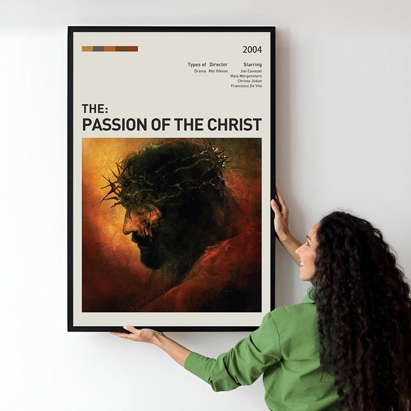 The Passion of the Christ Movie Poster  Minimalist  Midcentury Poster  Wall Art Print  Retro Movie Poster 1747695691