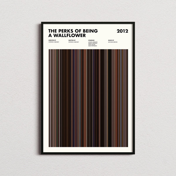 The Perks Of Being A Wallflower Movie Barcode Print, The Perks Of Being A Wallflower Print, The Perks Of Being A Wallflower Poster 1617490588