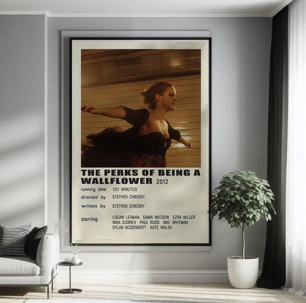 The Perks of Being a Wallflower (2012) Movie Poster Canvas Poster Minimalist Poster Art Print Gifts for Lover Home Decoration 1763268734