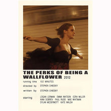 The Perks of Being a Wallflower (2012) Movie Poster Canvas Poster Minimalist Poster Art Print Gifts for Lover Home Decoration 1763268734