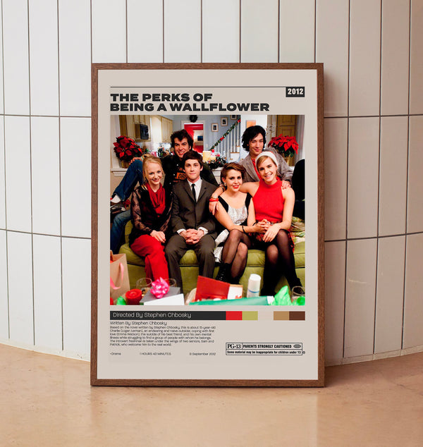 The Perks of Being a Wallflower, Stephen Chbosky, Minimalist Movie Poster