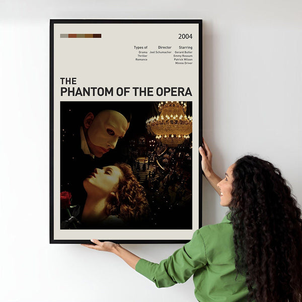 The Phantom of the Opera Movie Poster  Minimalist  Midcentury Poster  Wall Art Print  Retro Movie Poster 1747695901 - Copy