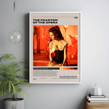 The Phantom of the Opera Poster, Joel Schumacher, Minimalist Movie Poster