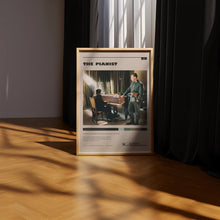 The Pianist Poster, Adrien Brody Wall Art, Minimalist Wall Decor, High Quality Print, Framed Options, Gift for Movie Buffs 1735020348