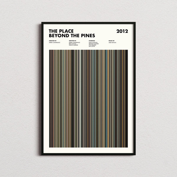 The Place Beyond The Pines Movie Barcode Print, The Place Beyond The Pines Print, The Place Beyond The Pines Poster 1627715384