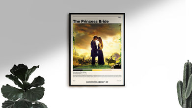 The Princess Bride Poster  Rob Reiner,  The Princess Bride Minimalist Movie Poster, Vintage Retro Art Print, Custom Poster, Wall Art Print 1034959178