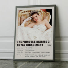 The Princess Diaries 2 Royal Engagement (2004) Movie Poster Canvas Poster Minimalist Poster Art Print Gifts for Lover Mural Painting 1762712547