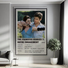 The Princess Diaries 2 Royal Engagement (2004) Movie Poster Canvas Poster Minimalist Poster Art Print Gifts for Lover Mural Painting 1762712547