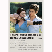 The Princess Diaries 2 Royal Engagement (2004) Movie Poster Canvas Poster Minimalist Poster Art Print Gifts for Lover Mural Painting 1762712547