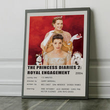 The Princess Diaries 2 Royal Engagement (2004) Movie Poster Canvas Poster Minimalist Poster Art Print Gifts for Lover Mural Painting 1762712547