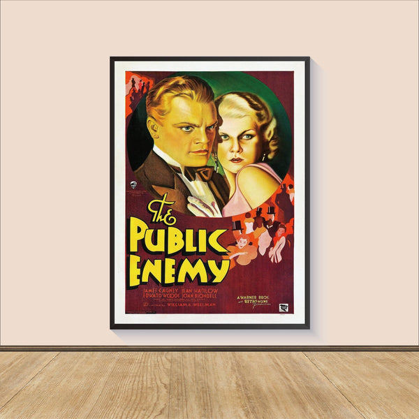The Public Enemy Vintage Movie Poster Print, Canvas Wall Art, Room Decor, Movie Art, Gifts for HimHer, Wall Art Print 1571561939