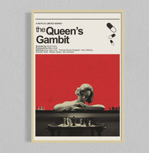 The Queen's Gambit Mid Century Movie Poster  Film Posters  Minimalist Movie Poster    Wall Art Poster 962220956