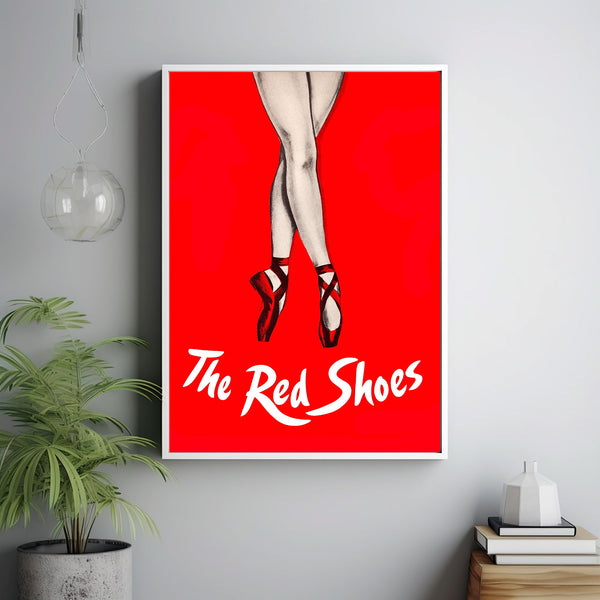 The Red Shoes Poster Art Print Movie Posters Gift for Movie lovers