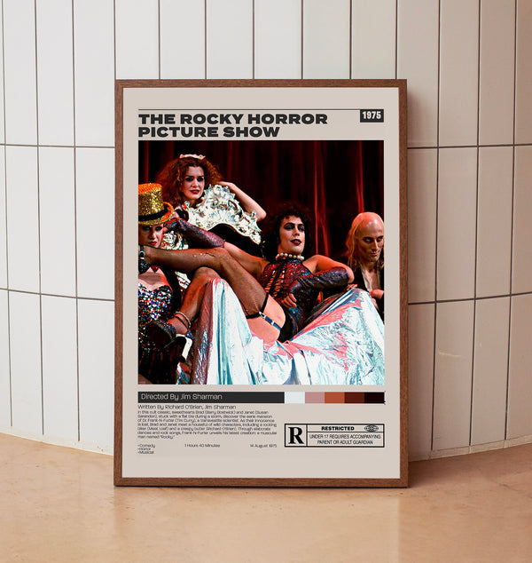 The Rocky Horror Picture Show, Jim Sharman, Minimalist Movie Poster, A3 poster