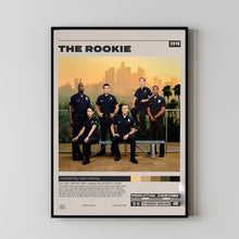 The Rookie Poster, Alexi Hawley, Minimalist Tv Series, Vintage Retro Art