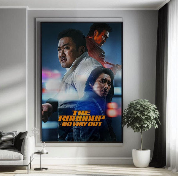 The Roundup No Way Out (2023) Movie Poster Canvas Poster Movie Poster Art Print Gifts for Lover Mural Painting Home Decoration 1748502200