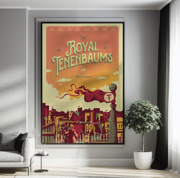 The Royal Tenenbaums (2001) Movie Poster Canvas Poster Movie Poster Art Print Gifts for Lover Mural Painting Home Decoration 1752918852
