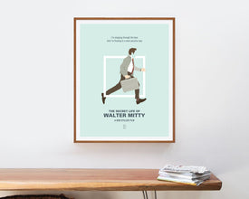 The Secret Life of Walter Mitty - Minimalist Poster, Walter Mitty Poster, Minimalist Print, Ben Stiller, Kristen Wiig, Tropic Thunder 621549535
