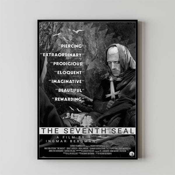 The Seventh Seal (1957) Poster Art Print Movie Posters Gift for Movie lovers 4