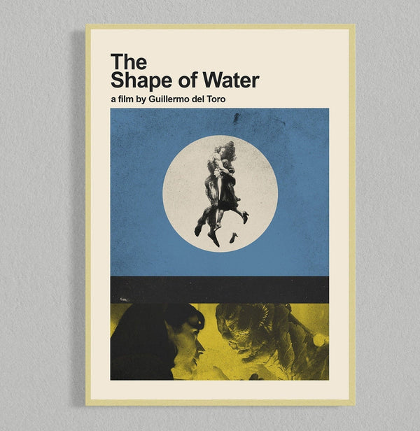 The Shape of Water Mid Century Movie Poster  Film Posters  Minimalist Movie Poster    Wall Art Poster 1088466844