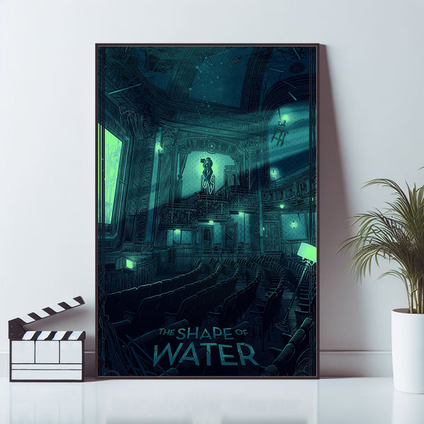 The Shape of Water, Movie Poster, Wall Art Prints, Art Poster, Canvas Material Gift, Keepsake, Home Decor, Live Room Wall Art 1597998493