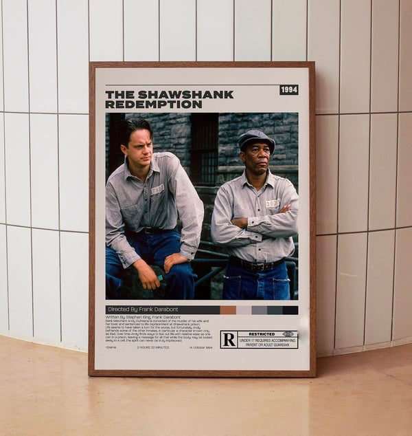 The Shawshank Redemption, Frank Darabont, Minimalist Movie Poster