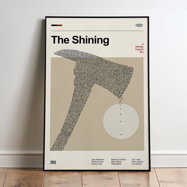 The Shining Movie Poster  Minimalist  Midcentury Poster  Wall Art Print  Retro Movie Poster 1731560011
