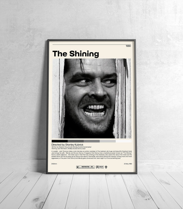 The Shining  Stanley Kubrick, Stephen King Minimalist Movie Poster, Vintage Retro Art Print, Custom Poster, Wall Art Print, Home Decor 1008816573