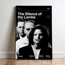 The Silence of the Lambs Movie Poster  Minimalist  Midcentury Poster  Wall Art Print  Retro Movie Poster 1719090576