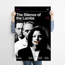 The Silence of the Lambs Movie Poster  Minimalist  Midcentury Poster  Wall Art Print  Retro Movie Poster 1719090576