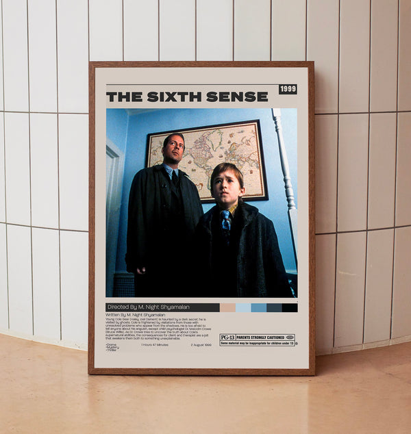 The Sixth Sense, M. Night Shyamalan, Minimalist Movie Poster