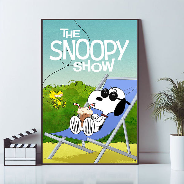 The Snoopy Show Movie Movie Poster, Canvas Material Gift, Home Decor, Live Room Wall Art, High Quality Reproduction, Keepsake 1612125832