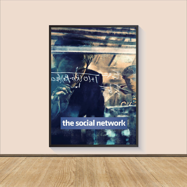 The Social Network Movie Poster Print, Canvas Wall Art,  Home Decor, Movie Art, Personalized gift, Movie Print, Art Print, Film Art Poster 1672632572