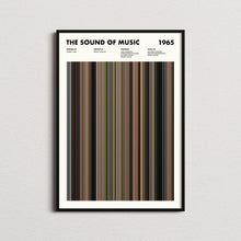The Sound Of Music Movie Barcode Print, The Sound Of Music Print, The Sound Of Music Poster, The Sound Of Music Wall Art 1627716490