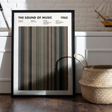 The Sound Of Music Movie Barcode Print, The Sound Of Music Print, The Sound Of Music Poster, The Sound Of Music Wall Art 1627716490