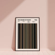 The Sound Of Music Movie Barcode Print, The Sound Of Music Print, The Sound Of Music Poster, The Sound Of Music Wall Art 1627716490