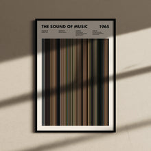 The Sound Of Music Movie Barcode Print, The Sound Of Music Print, The Sound Of Music Poster, The Sound Of Music Wall Art 1627716490