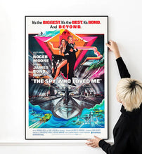 The Spy Who Loved Me - James Bond 007 Movie Poster High Quality Print Photo Wall Art Canvas Cloth Poster 1630592238