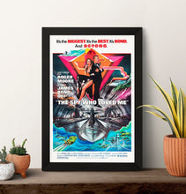 The Spy Who Loved Me - James Bond 007 Movie Poster High Quality Print Photo Wall Art Canvas Cloth Poster 1630592238