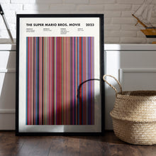 The Super Mario Bros Movie Barcode Print, The Super Mario Bros Movie Print, The Super Mario Bros Movie Poster 1617490834
