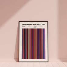 The Super Mario Bros Movie Barcode Print, The Super Mario Bros Movie Print, The Super Mario Bros Movie Poster 1617490834