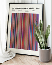 The Super Mario Bros Movie Barcode Print, The Super Mario Bros Movie Print, The Super Mario Bros Movie Poster 1617490834