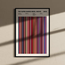 The Super Mario Bros Movie Barcode Print, The Super Mario Bros Movie Print, The Super Mario Bros Movie Poster 1617490834