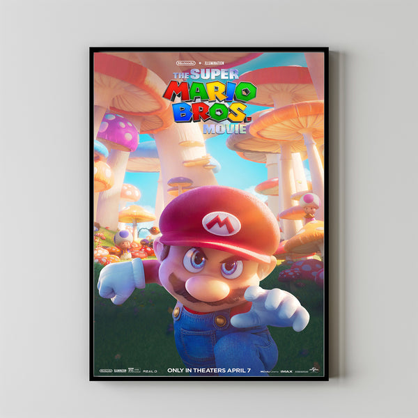 The Super Mario Bros Movie Movie Poster 2023 FilmRoom Decor Wall ArtPoster GiftCanvas prints 3 - Copy (3)