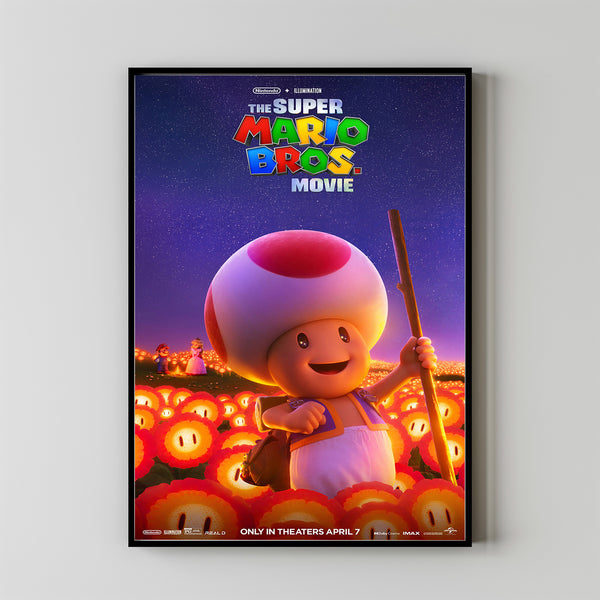 The Super Mario Bros Movie Movie Poster 2023 FilmRoom Decor Wall ArtPoster GiftCanvas prints 3 - Copy (5)