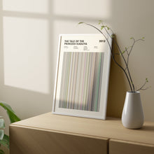 The Tale Of Princess Kaguya Movie Barcode Print, The Tale Of Princess Kaguya Print, The Tale Of Princess Kaguya Poster 1650502282