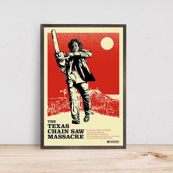 The Texas Chain Saw Massacre Poster Vintage Horror Movie Poster- Room Decor Wall Art - Canvas Fabric Print - Poster Gift 1616905985