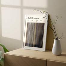 The Texas Chainsaw Massacre Movie Barcode Print, The Texas Chainsaw Massacre Print, The Texas Chainsaw Massacre Poster 1664700853