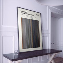 The Texas Chainsaw Massacre Movie Barcode Print, The Texas Chainsaw Massacre Print, The Texas Chainsaw Massacre Poster 1664700853 3332