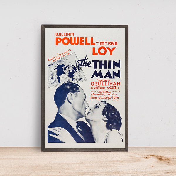 The Thin Man Movie Poster, Room Decor, Home Decor, Art Poster for Gift 1644036425